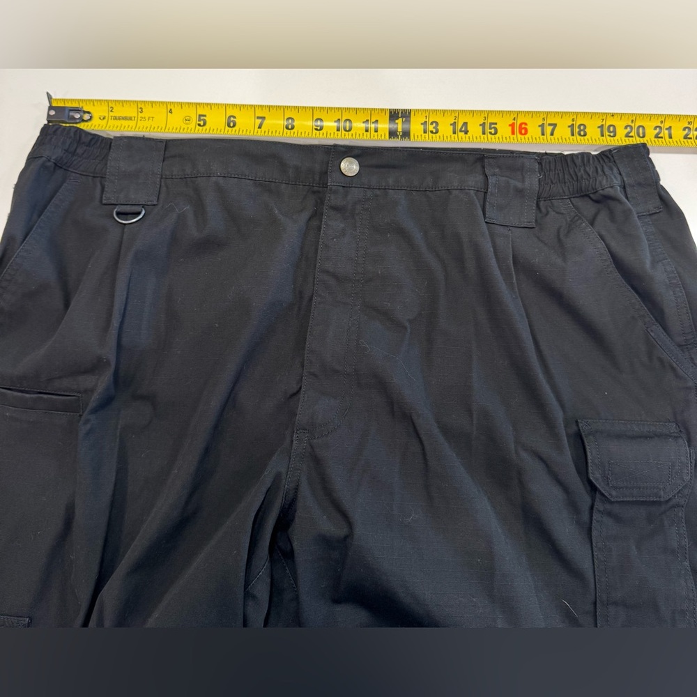 5.11 Tactical Taclite Pro Pants Men's 44x32(42) Black Ripstop Cargo Outdoor - Picture 8 of 11